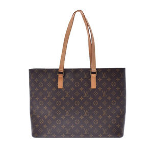 LOUIS VUITTON Monogram Luco Brown Canvas Handbag